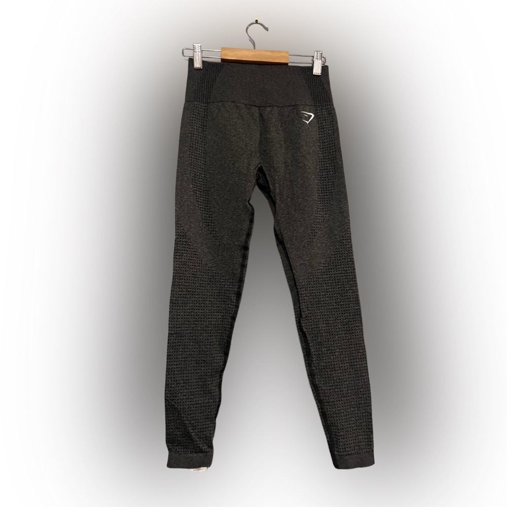 GYMSHARK VITAL SEAMLESS 2.0 GREY MARL LEGGINGS
